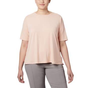 Columbia Ženske Majice - Chill River Short Sleeve Plus Size Roze | PYTK-57824
